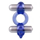 Spice It Up! Dubbele Vibrerende Cockring Blauw