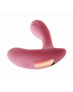 Ohh! Deluxe Butterfly Rolling Beads Vibrator Roze