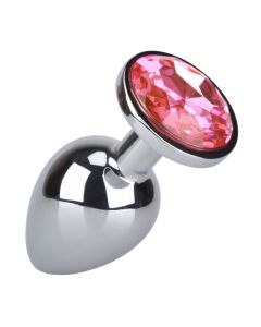 Ohh! Anal Plug Medium Zilver/Roze