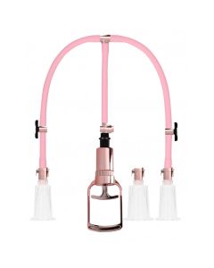 Clitoral & Nipple Pump Set Large - Rose Gold