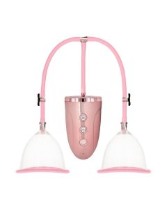 Pumped Automatic Rechargeable Breast Pump Set Large Roze