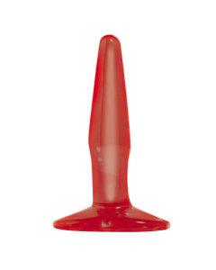 Basix Rubber Works Mini Buttplug Rood