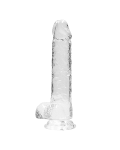 Bang It Real Dildo no. 5 Met Ballen Transparant