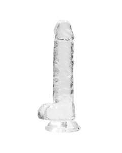 Bang It Real Dildo no. 4 Met Ballen Transparant