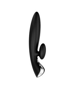 Midnight Magic Thrilling Starship Rabbit Vibrator Zwart