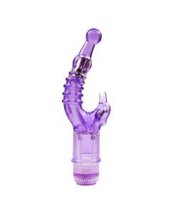 Crystal Naughty Dolphin Vibrator Paars