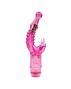 Crystal Naughty Dolphin Vibrator Roze