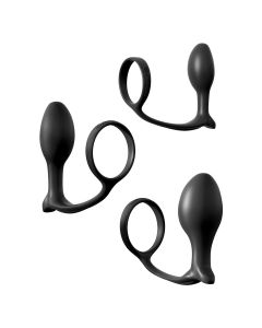 Anal Fantasy Ass-Gasm Trainer Trio Set Zwart