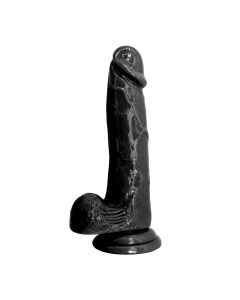 Bang It Real Dildo No. 8 Met Ballen Zwart