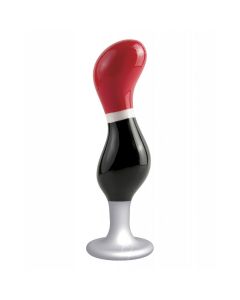 Ceramix No. 3 Keramische Dildo Rood/Zwart/Wit