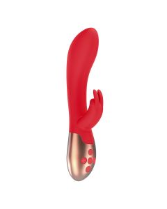 Elegance Opulent Heating Rabbit Vibrator Rood
