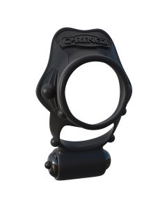 C-Ringz Rock Hard Vibrating Ring Cockring Zwart