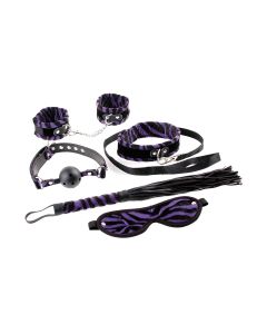 Animal Instinct 5-Piece Bondage Kit Paars