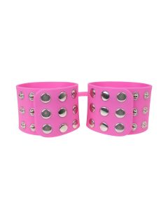 Fetish Elite Silicone Cuffs Pink