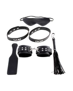 Sub & Dom Bondage Set Zwart