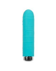 Key Charms Petite Silk Mini Vibrator Turquoise