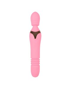 Ohh! Deluxe Lucy Thrusting Wand Vibrator Licht Roze
