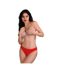 Daring Intimates Nicolette Crotchless Slip Rood L/XL