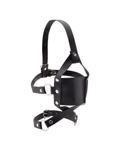 Ouch! Leather Mouth Gag Zwart
