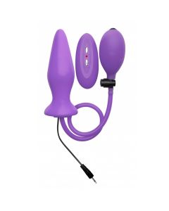 Ouch! Inflatable Vibrating Silicone Vibrator Paars