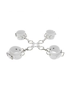 Ouch! Leather Hand & Legcuffs Wit