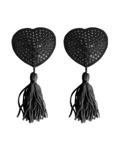 Ouch! Nipple Tassels Heart Zwart