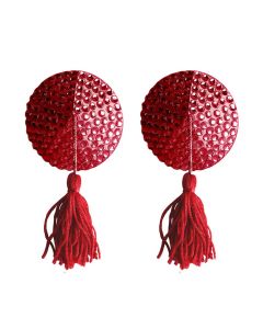 Ouch! Nipple Tassels Round Red