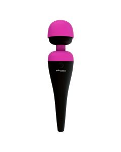 PalmPower Recharge Massage Vibrator Zwart/Roze