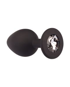 Ohh! Anal Plug Medium Zwart/Zilver