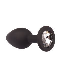 Ohh! Anal Plug Small Zwart/Zilver