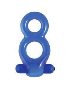 Renegade Vibrating Men's Cockring Blauw