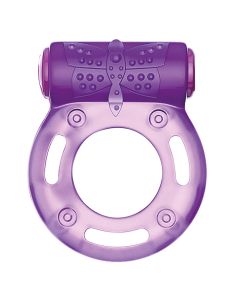 Lovetoy Couples Ring Vibrating Cockring Paars