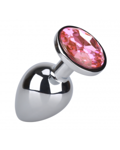 Ohh! Anal Plug Big Zilver/Roze