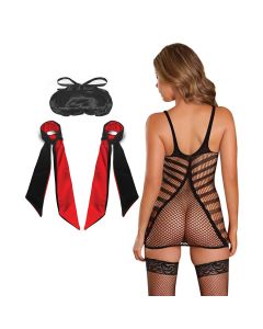 Shades Of Love Babydoll 2 Bondage Set