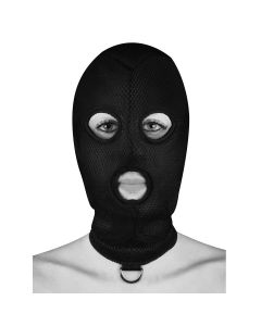 Ouch! Extreme Mesh Balaclava D-Ring Zwart