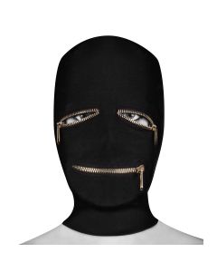Ouch! Extreme Zipper Mask Zwart