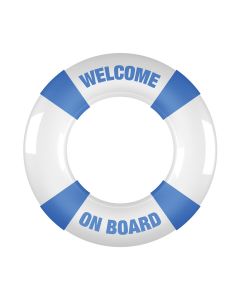 Shots Toys Buoy Cockring Welcome On Board blauw