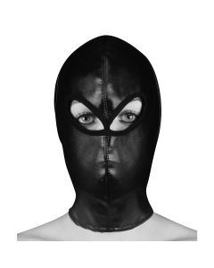 Ouch! Extreme Leather Hood Masker Zwart