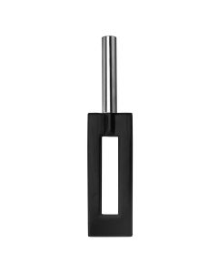 Ouch! Leather Gap Paddle Zwart