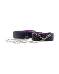 Ouch! Reversible Hals en Handboeien Paars