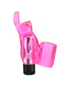 Rabbit Finger Sleeve Vibe Vibrator Roze