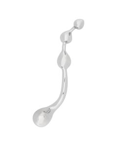 Steel Multistim Dildo Zilver
