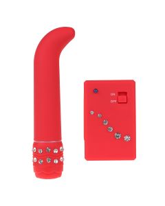 Toy Joy Cristal G-spot vibrator rood 