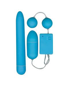 Funky Fun Box Vibrator Eitje Balletjes Blauw