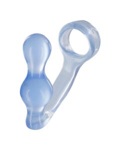 Power Plug & Penisring Blauw