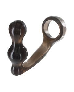 TojJoy Power Plug & Penisring Smoke Zwart